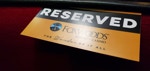 Reserved seat